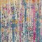 Homeroots 4 ft. Round Ivory Abstract Striations Area Rug 385351 - alternate 6